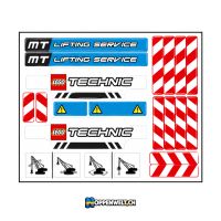 Lego Stickerset für Set 42042