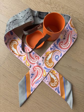 Hermès Twilly Guepards Bandana Mult, NEW 🤩