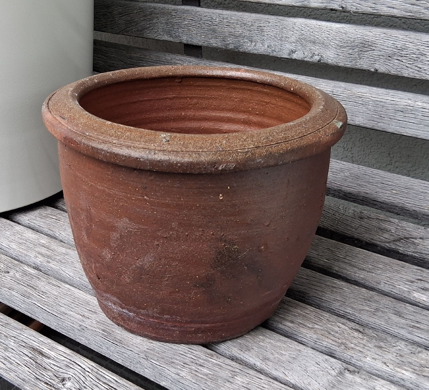 Pentole: Blumentopf Ton rustikal H19cm D25cm mit Loch – Usato da Aarburg venduto da brujil 5
