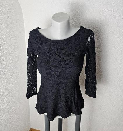 schwarze bluse gr. xs-s
