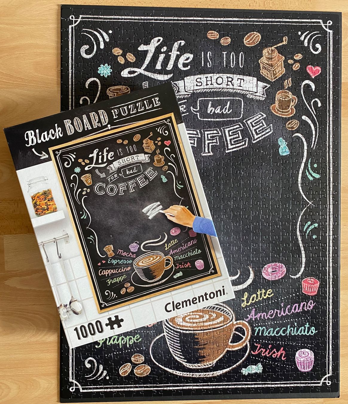 Clementoni Puzzle: Black Board Puzzle Coffee Clementoni – Usato da Brugg AG venduto da jea_N00 2