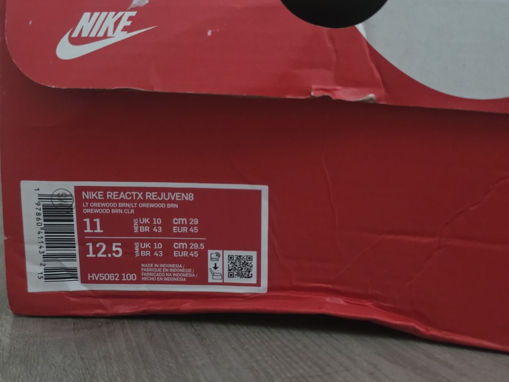 Nike Scarpe da uomo: Nike Reactx Rejuven8 Beige – Usato da Brugg AG venduto da h0pe 2
