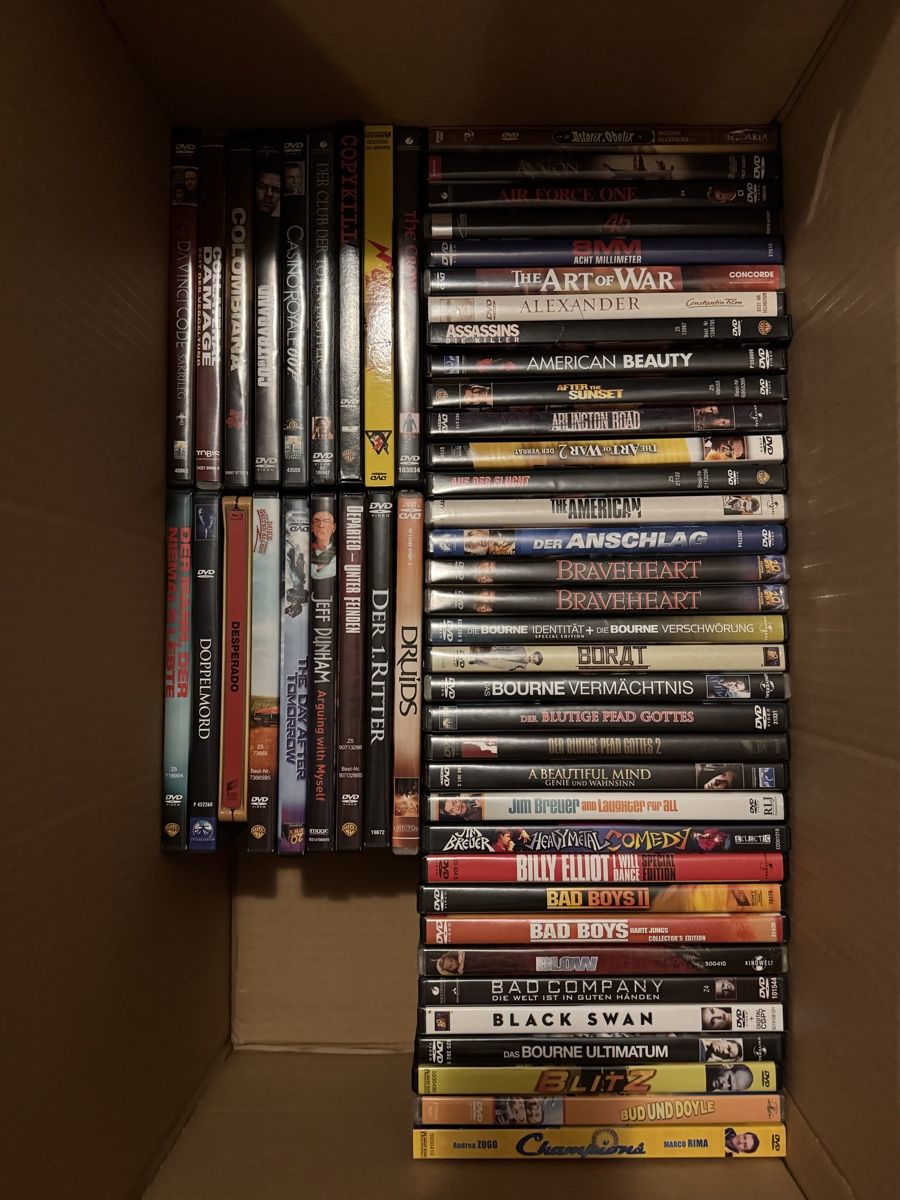 Alle DVDs: DVD & BlueRay Sammlung - 300 Stk – Gebraucht aus Niederönz von Simoo 1