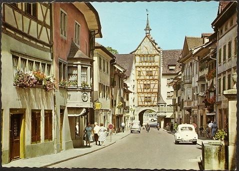 Cartes postales: STEIN AM RHEIN Untertor, Auto,VW-Käfer – Neuf (Voir description) à Jona par philajona