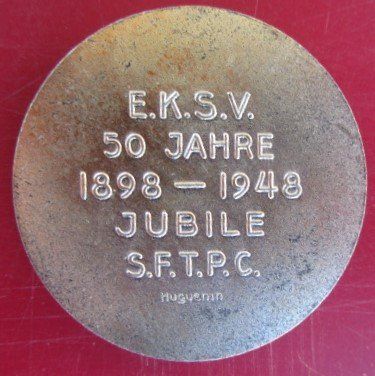 Medaglie: 50 Jahre E.K.S.V. 1898-1948 Jubile S.F.T.P.C. – Usato da Luzern venduto da Horoskop1 2