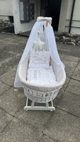 Stubenwagen/Babywiege komplett mit Himmel, frisch gewaschen