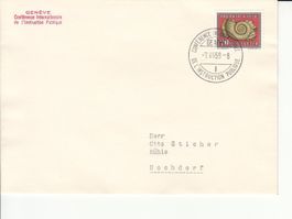 Sonderstempel IP. 12 Genève ... Publique 1958