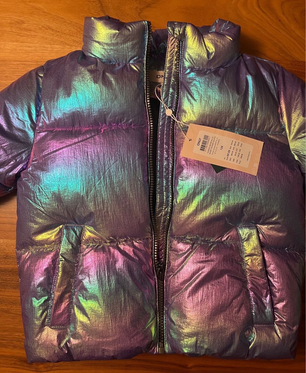 Only Jacken & Mäntel: ONLY Winterjacke irisierend Mädchen Gr. 128 NEU – Neu und originalverpackt aus Wettingen von raf_fr9l 1