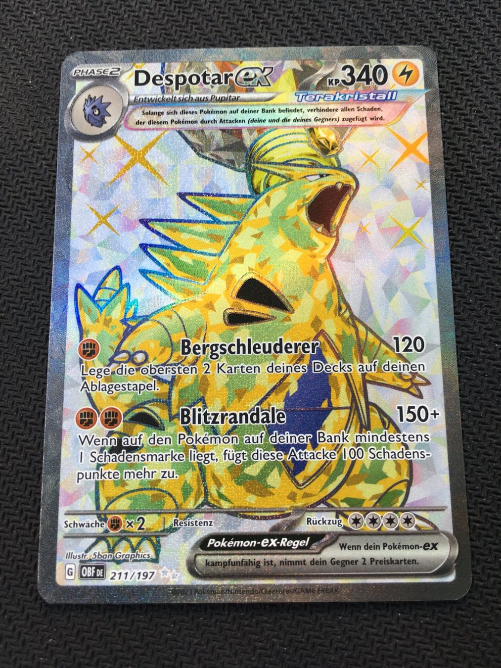Pokémon Sammelbilder & Trading cards: Pokémon - Obsidianflammen - OBF 211 - Despotar ex - DE – Neu (gemäss Beschreibung) aus St.Gallen von Punktchen01