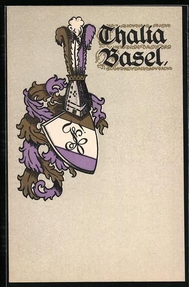 Cartes postales: Basel, Studentenwappen Thalia Basel – D'occasion à Berlin par bartko-reher