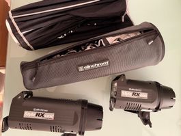 Kit photo Elinchrom RX 1200 + RX 600 + Softboxs + EL Skyport