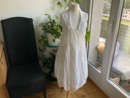 Sublime robe/tunique blanche pur coton DECA, NP 179.-, t. M