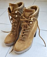 Bottines Guess Daim naturel Camel Strass Taille 36  