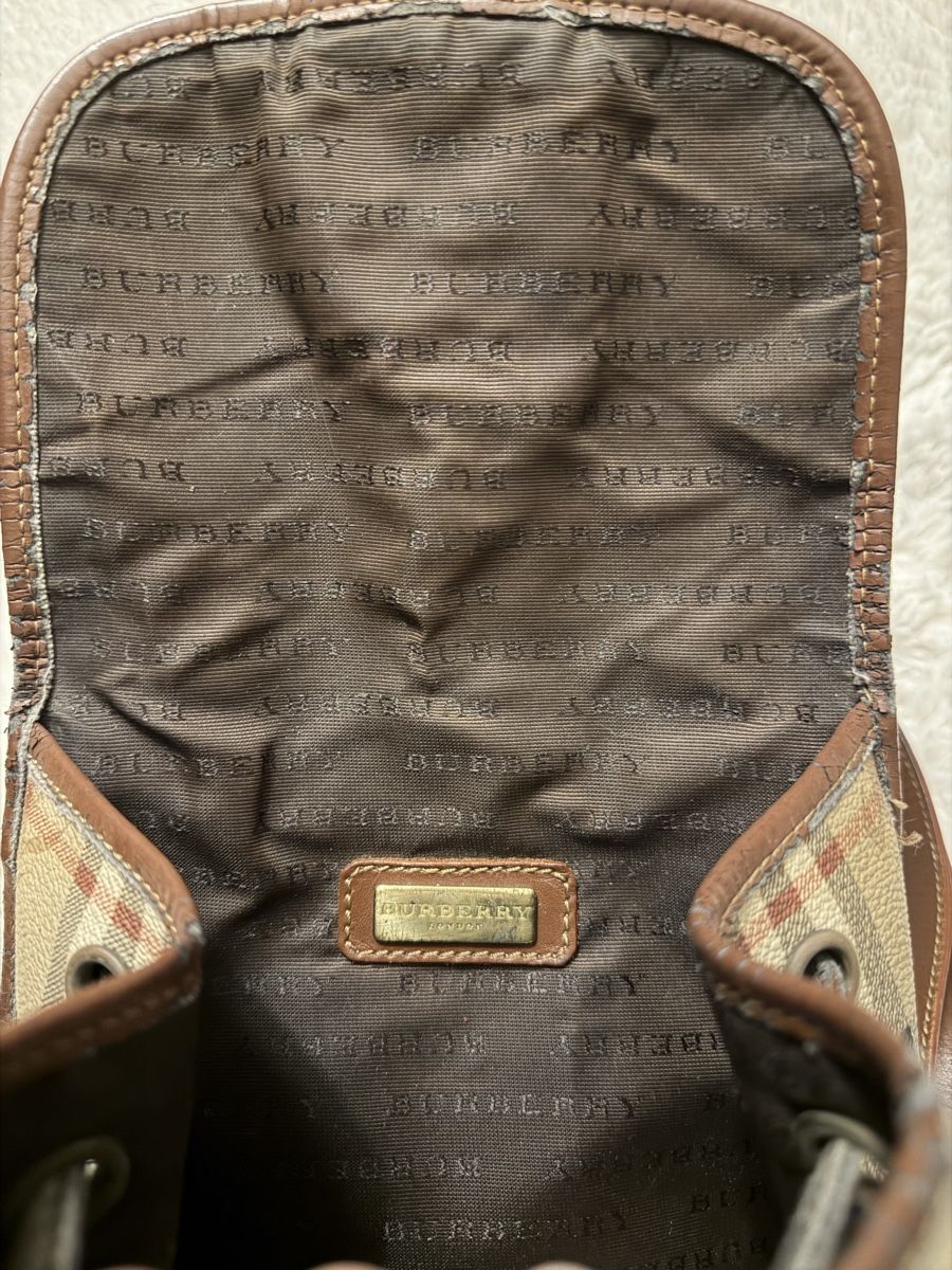 Burberry Zaini: Vintage Burberry backpack – Usato da Schaffhausen venduto da Nadiuna 1