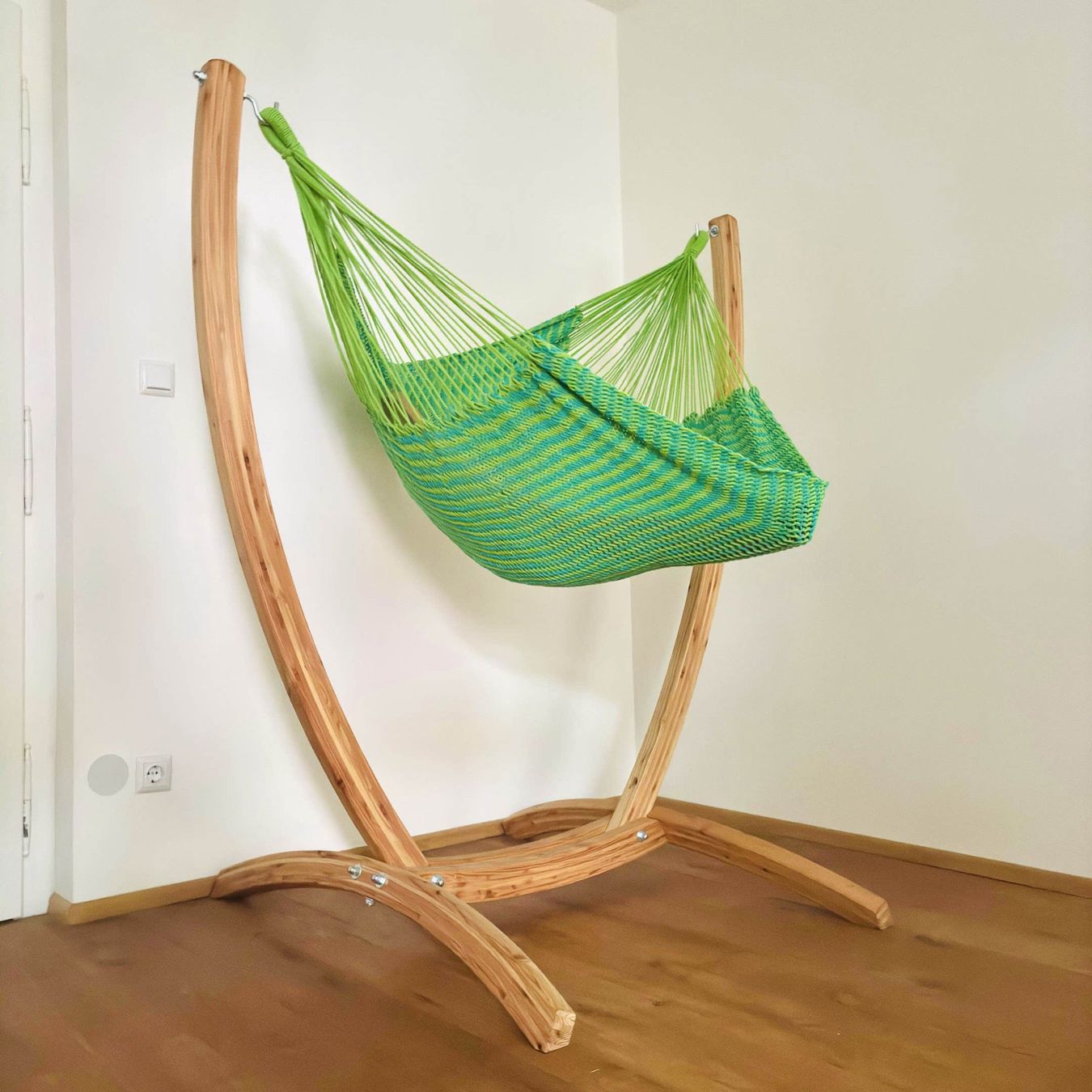 Poltrone pensili da giardino: MacaMex Netz-Hängesessel-SET oasis Baumwolle – Nuovo e nell'imballaggio originale da Tulln venduto da HaengemattenShop