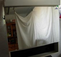 Spiegelschrank mit Beleuchtung und Schalter
