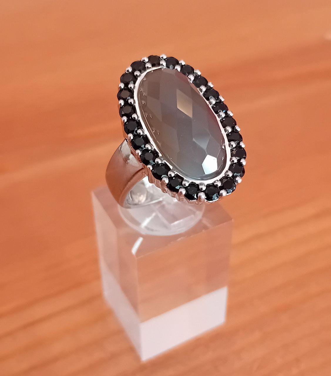 Anelli: Ring Silber Mondstein Turmalin – Usato da Stans venduto da wer_fd5f 7