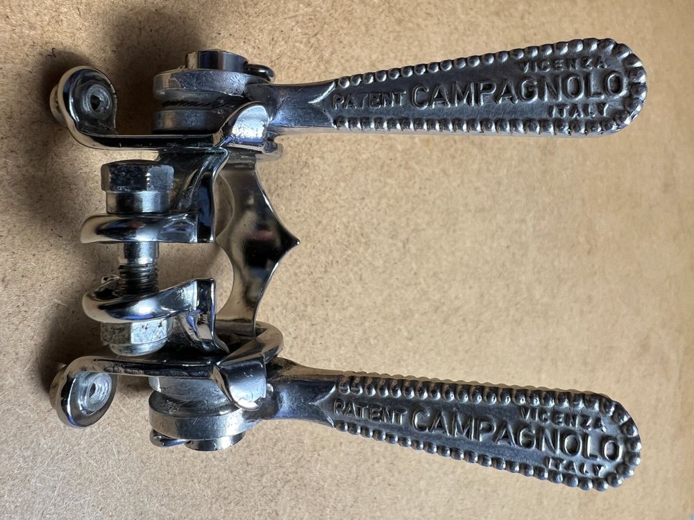 Levier De Vitesses Campagnolo Vintage - Fabriqué à Vicenza, Italie - Pièce Vélo Rare