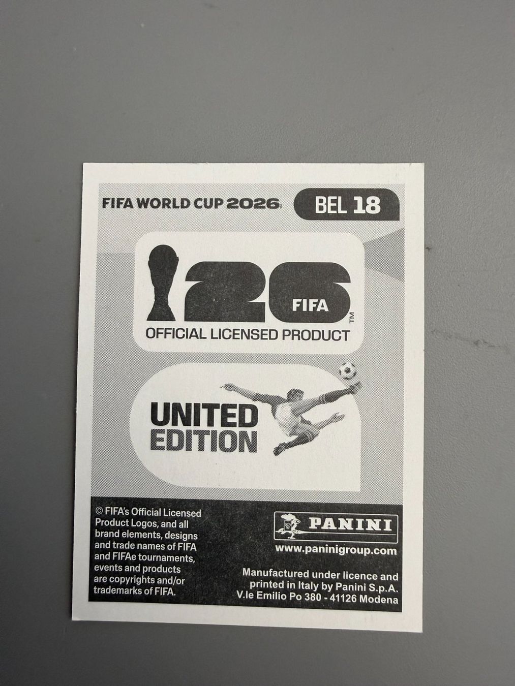 Panini Carte collezionabili: Panini Leandro Trossard BEL18 – Usato da Liebefeld venduto da Ronaldo-1996 1
