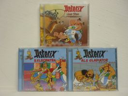 3 CDs aus der Reihe Asterix