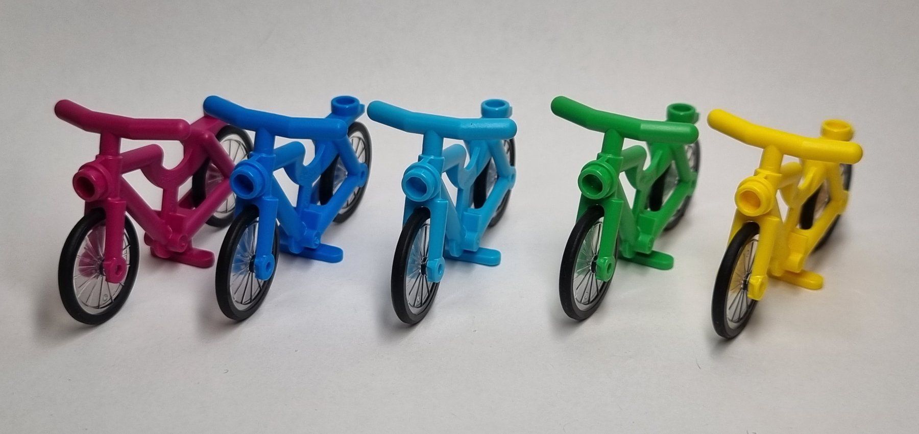 Lego Kit di costruzioni: LEGO 5x 4719c02 Bicycle with Trans-Clear Wheels – Usato da Basadingen venduto da NekoBricks 2