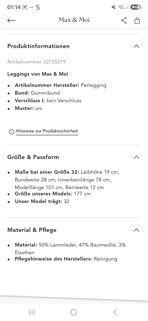 Pantaloni: Trendige Leder Leggings in Hellblau, Grösse 34 – Nuovo (secondo la descrizione) da Bassersdorf venduto da Sanjam_s 6