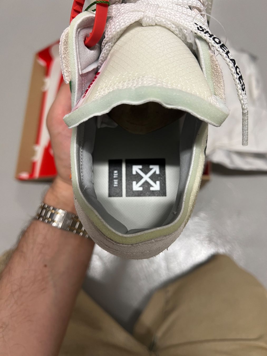 Nike Scarpe da uomo: Air Force 1 Low Off-White - EU 45.5 – Nuovo e nell'imballaggio originale da Bern venduto da ElevenFive 7