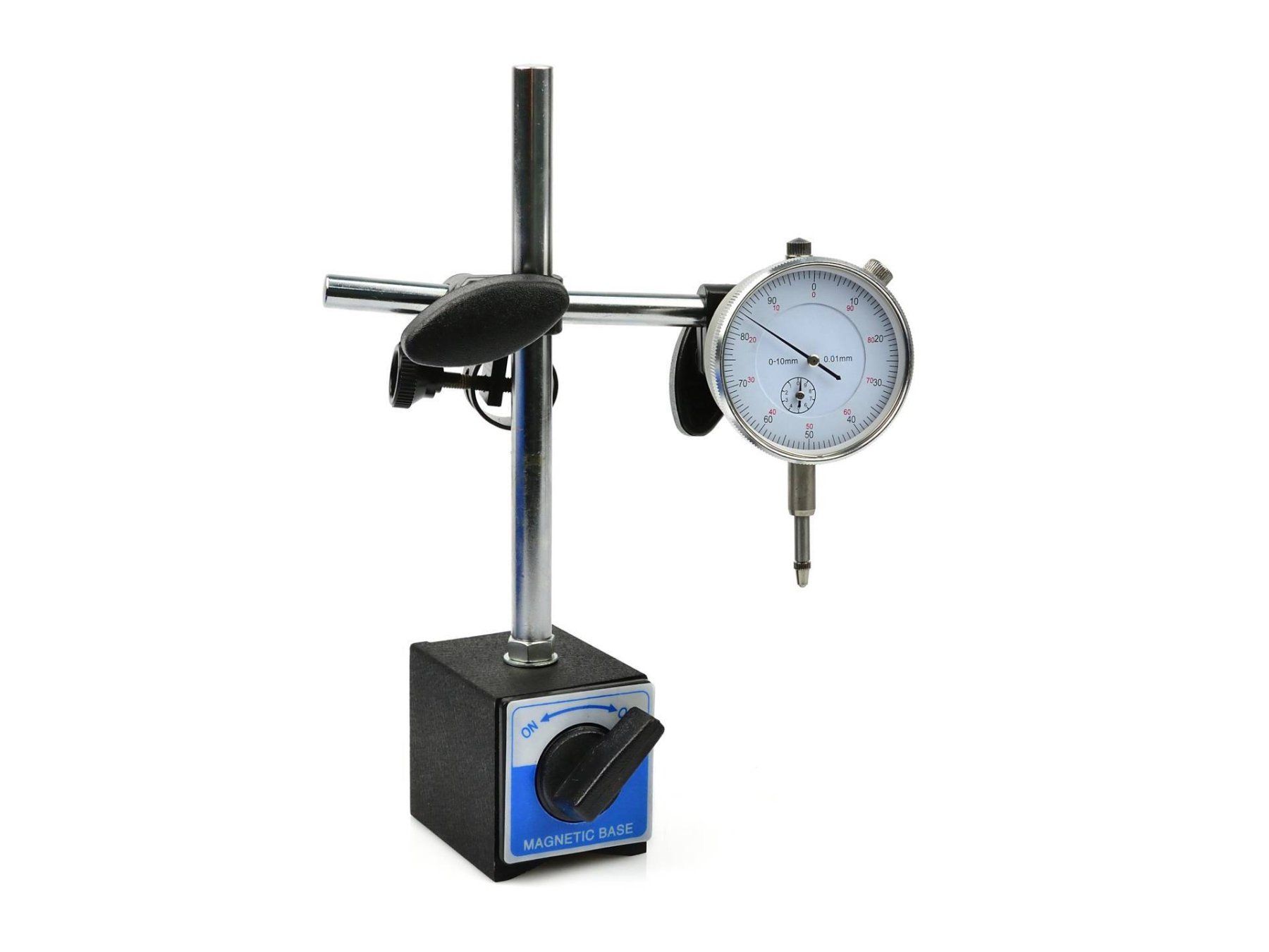 Magnetfuß für Messinstrumente inkl. Messuhr 10/0,01 mm (Neu und ...