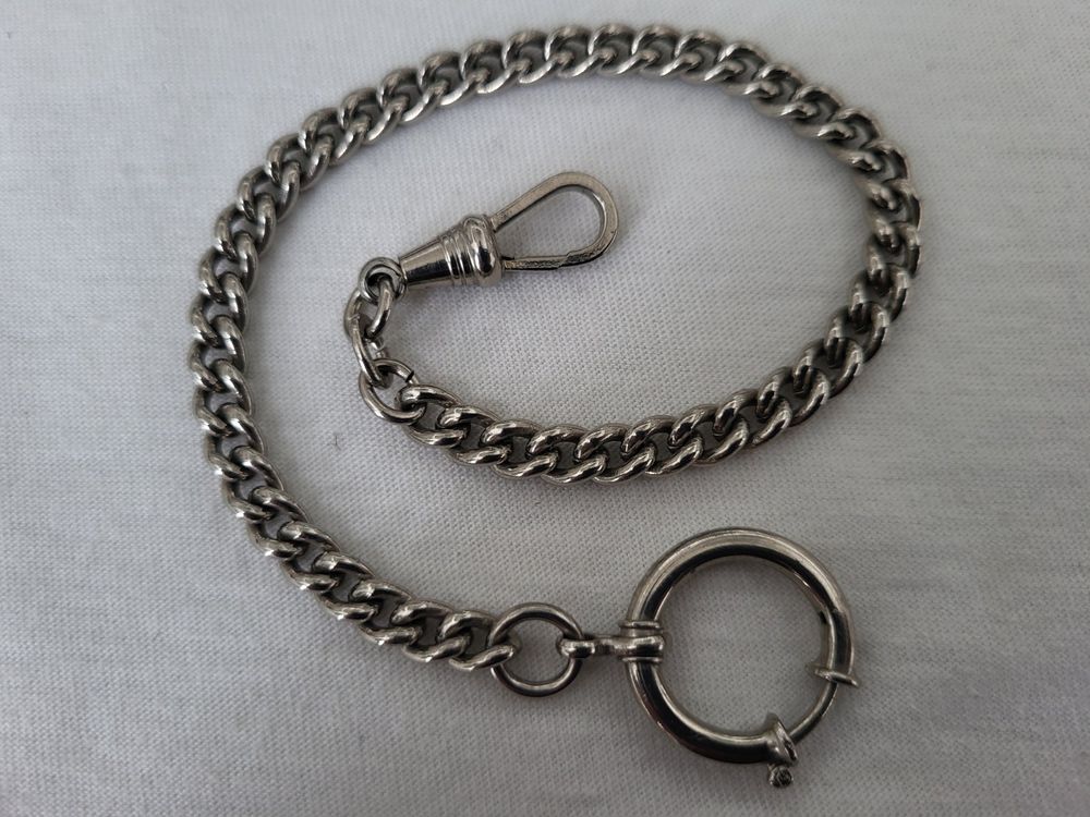 Vintage Taschenuhr-Kette - Albert-Kette In Gold Oder Silber