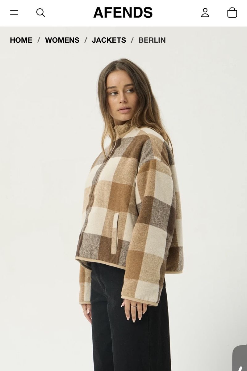 Vestes: Afends Berlin - Reversible Fleece Jacket Size M – Neuf (Voir description) à Zürich par sch_2jyl 7