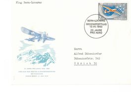1963 25 Jahre  Pro Aero Bern-Locarno