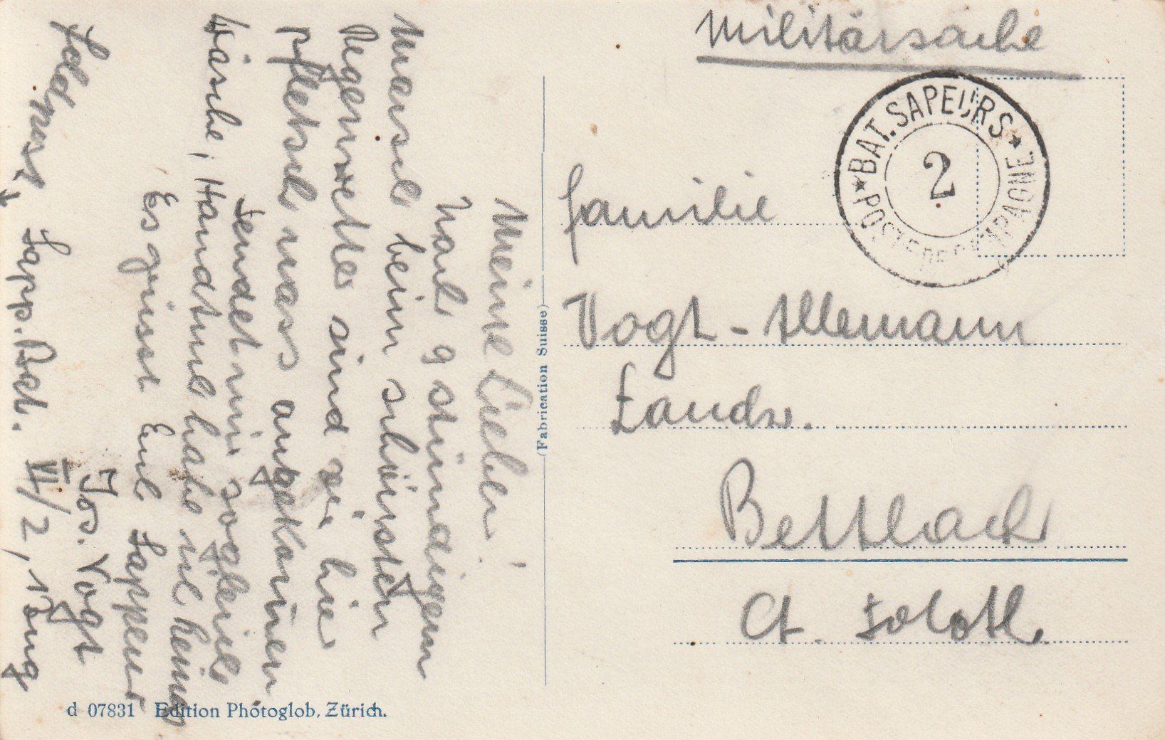 Cartoline postali: Preles Hotel de L`Ours – Usato da Rorschacherberg venduto da fratovi2 1