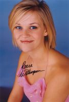 Original Autogramm REESE WITHERSPOON auf Großfoto