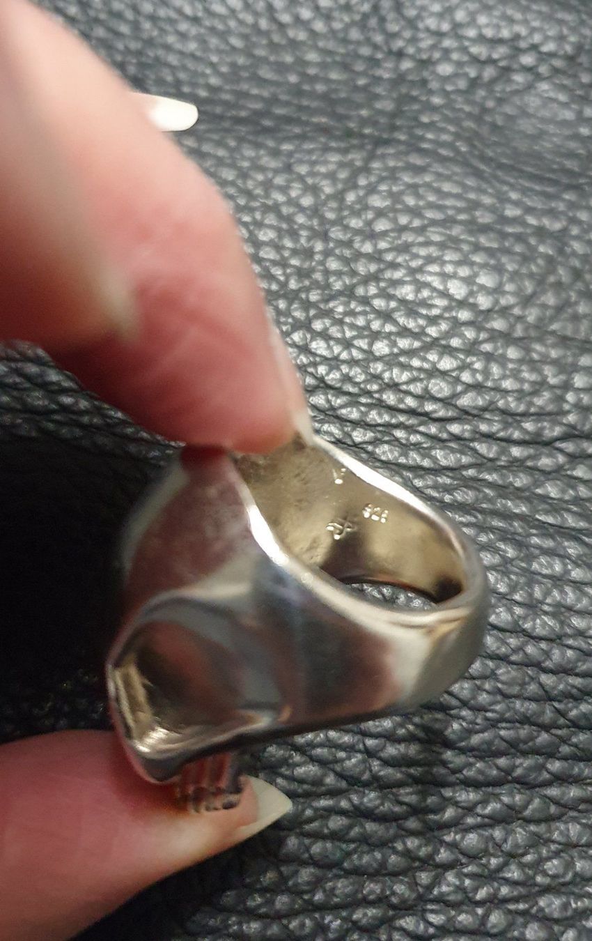 Anelli: Neu: Skull Ring Gr. 60 / Silber 925 – Nuovo (secondo la descrizione) da Muri AG venduto da Edlerweiss-Schwarz 5