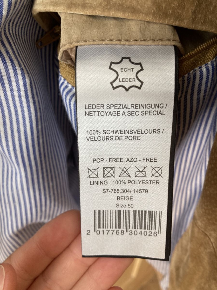 Maddison Jacken: Lederjacke Herren von Maddison, Grösse 50, Beige – Neu (gemäss Beschreibung) aus Luzern von nisssa 8