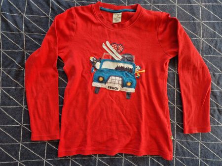 Frugi Langarmshirt Bus 128 BIO
