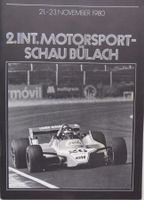 Original Programm Motorsportschau Bülach von 1980