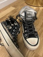 Handverzierte High-Tops, Grösse 39, sehr guter Zustand