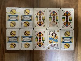 10 Päckli Jasskarten NEU
