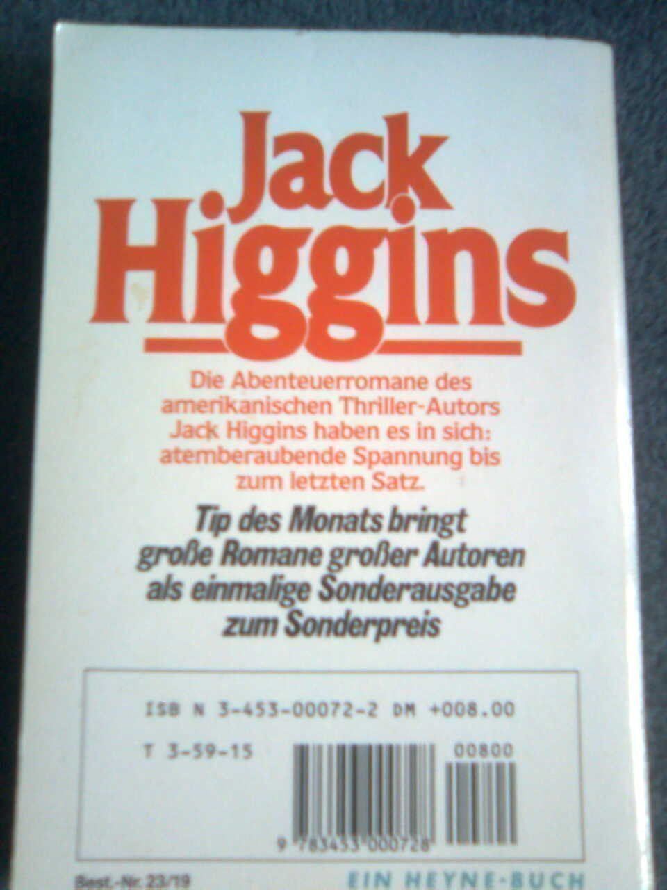 Libri: Jack Higgins  3 Romane in einem Band. – Usato da Basel venduto da Alacant 1