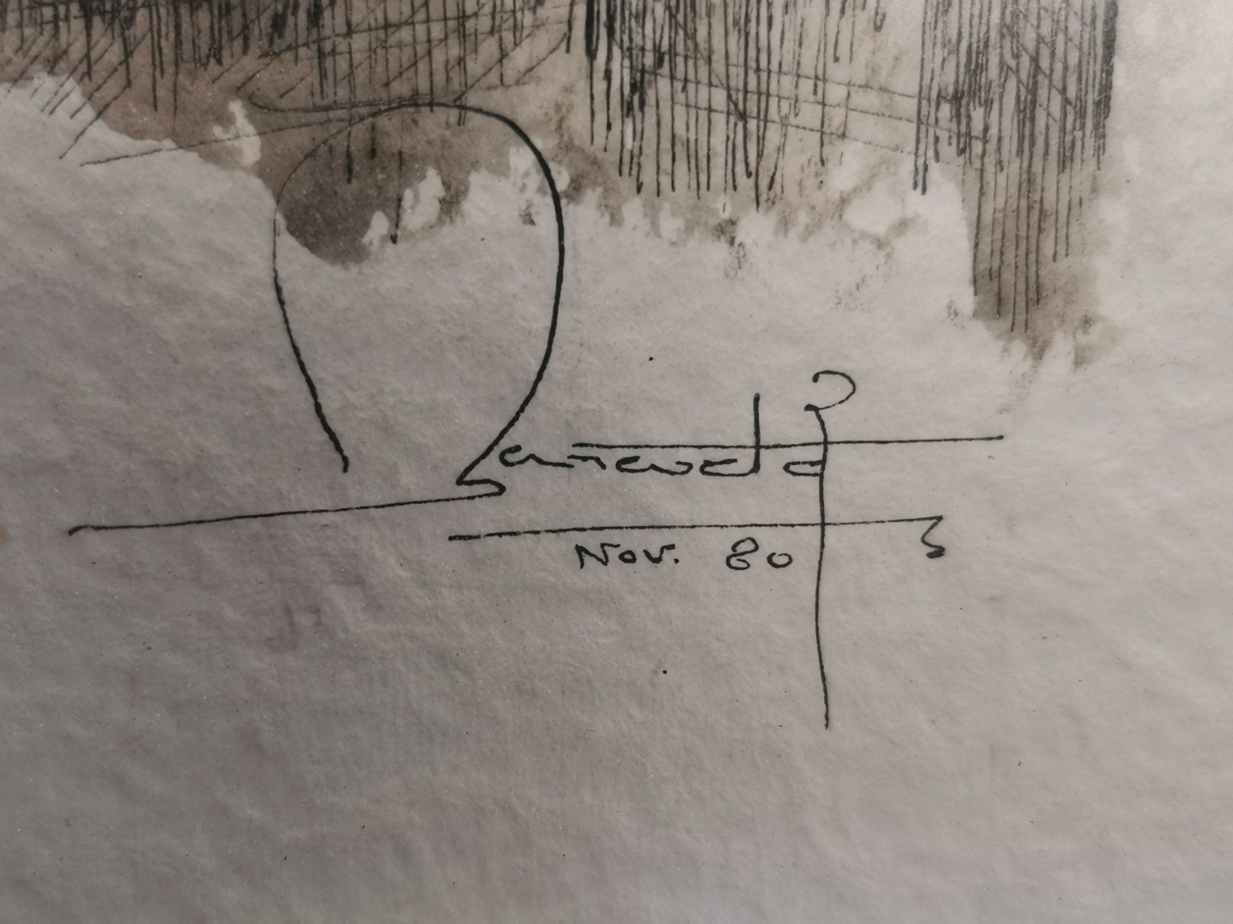 Dipinti: QUIMPER DESSIN SIGNÉ ET DATÉ 80 – Usato da Genève venduto da Qanil77 3