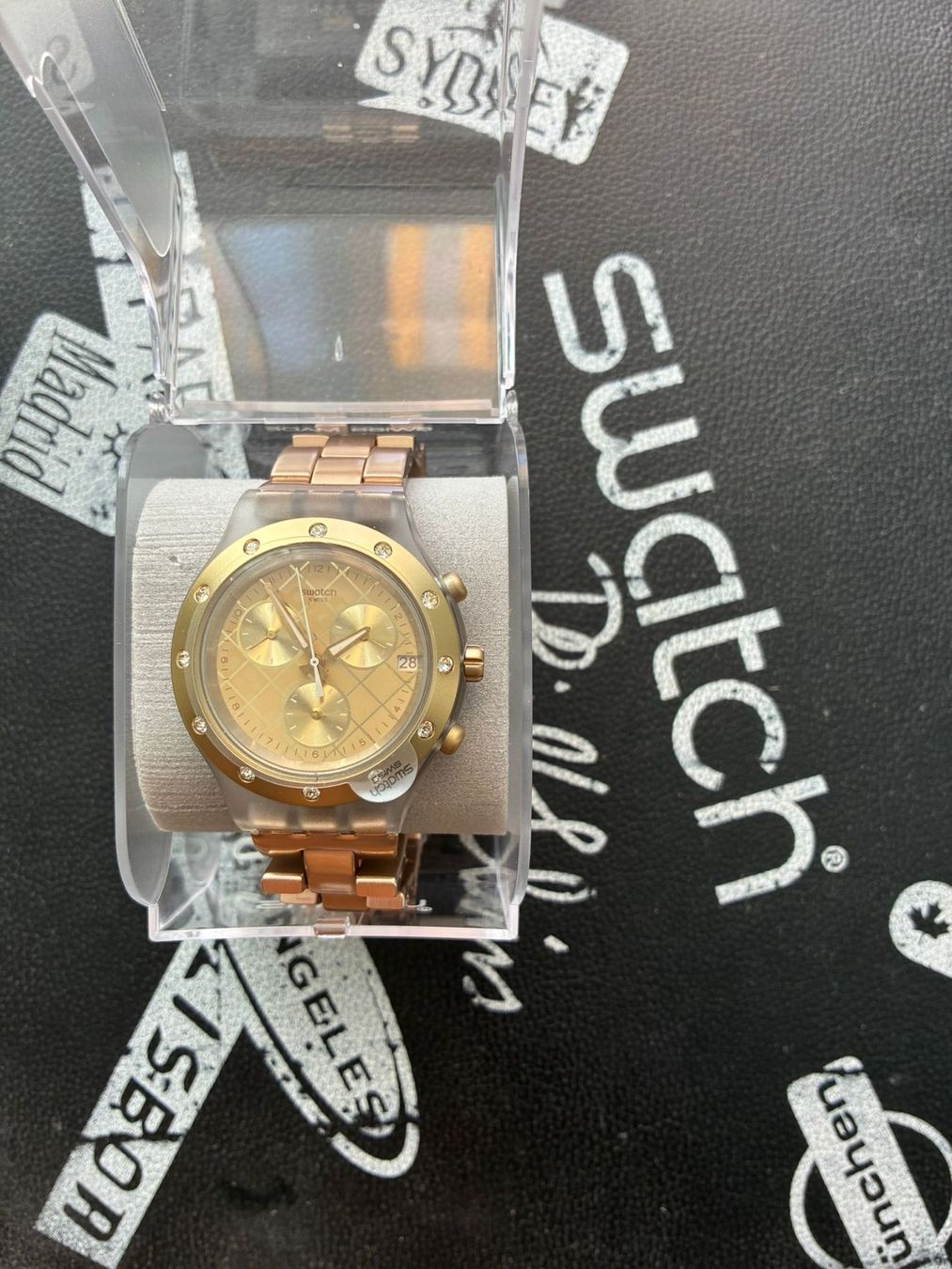 Swatch Orologi: Swatch Uhr Diaphane Chrono SVCK4082AG – Nuovo (secondo la descrizione) da Orpund venduto da Dracaris77