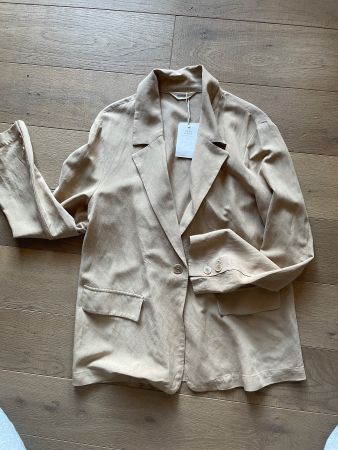 Beige Sommerblazer Jacke  Neu S/M