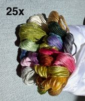 ca 25x Garn Stickgarn Armbändeli Knüpfen Sticken TOP Farben