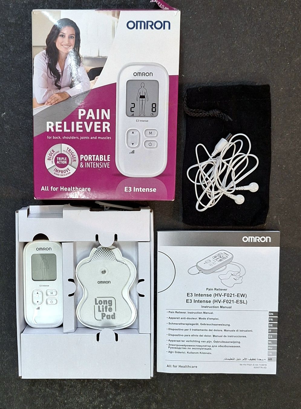 Omron Dispositivi per massaggi: OMRON E3 Intense Schmerztherapiegerät ! – Usato da Emmenbrücke venduto da abu_9mj8 1