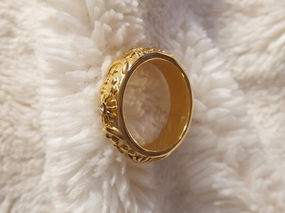 Anelli: Ring "Sonne, Mond, Stern" - Grösse: 7 – Nuovo e nell'imballaggio originale da Würenlos venduto da JRP_71 1
