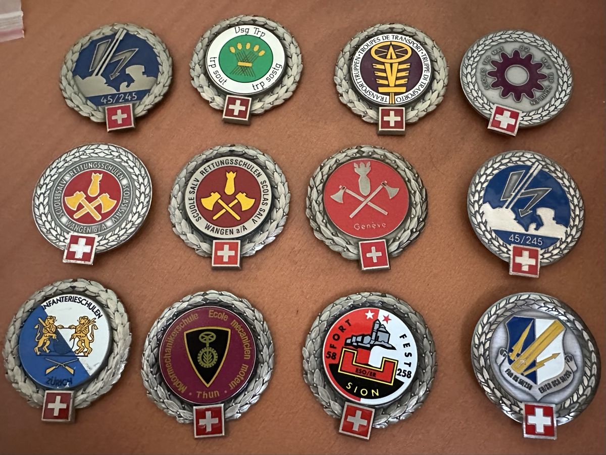 Schweizer Armee Placchette & Badge: Armee – Usato da Morbio Inferiore venduto da Ecod