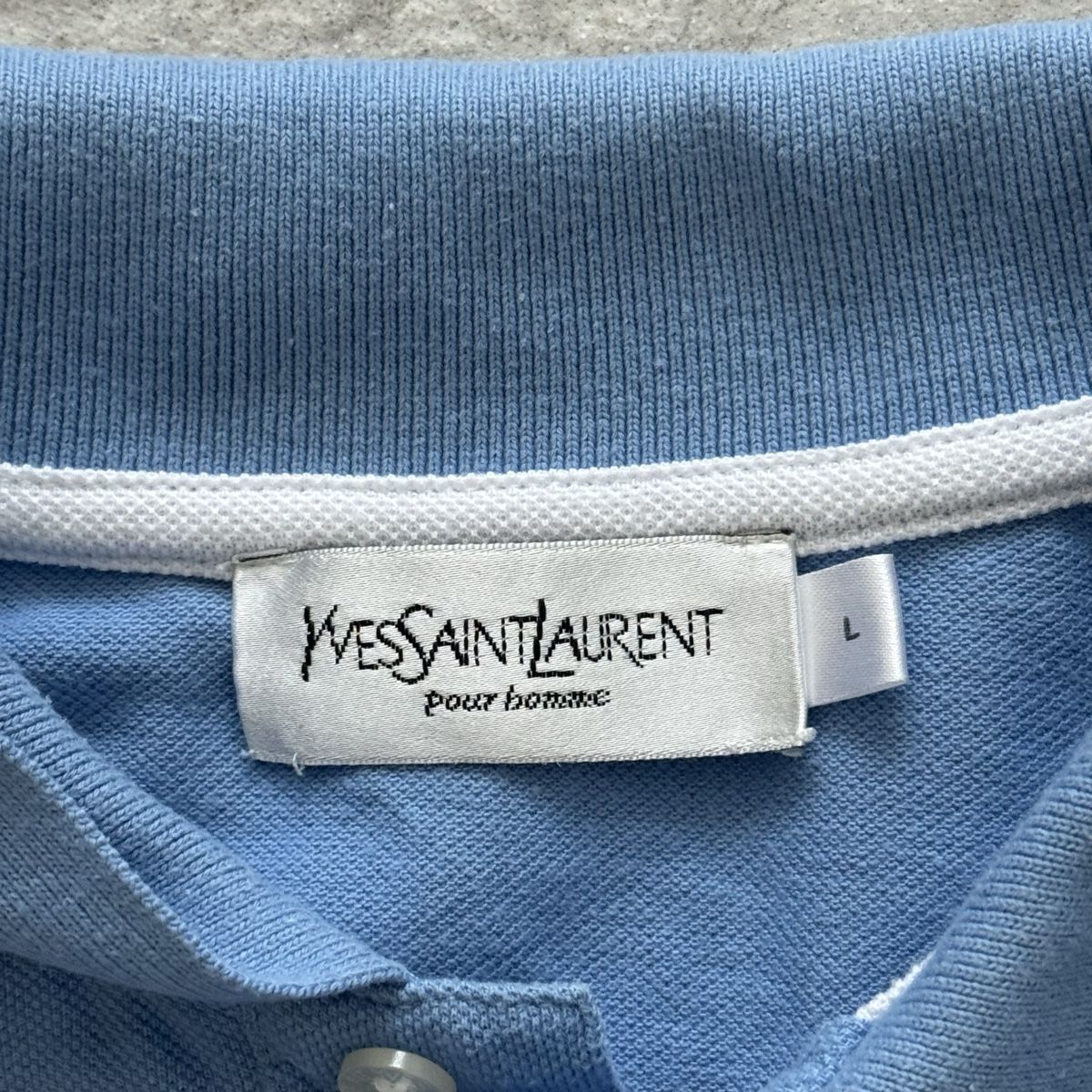Polos: Yves Saint Laurent Poloshirt hellblau – D'occasion à Vaduz par mmo.02 3