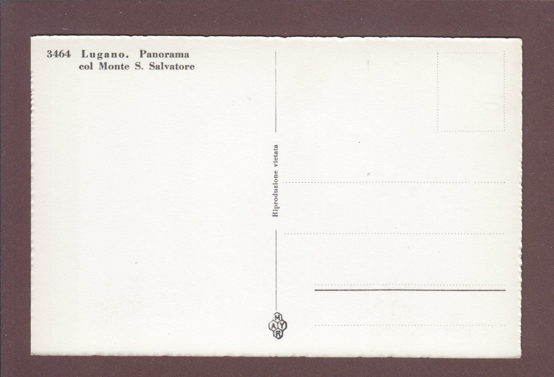 Cartoline postali: LUGANO - Panorama – Usato da Pully venduto da nicecards 1