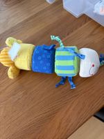 Bunte Raupe, Stofftier, Spielzeug für Babys und Kinder